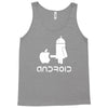 android robot spoof Tank Top