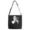bee attack Adjustable Strap Totes