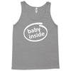baby inside sticker vinyl decal Tank Top