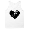 broken heart xxx black Tank Top