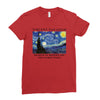 Vincent Van Gogh The Starry Night Ladies Fitted T-Shirt