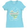 bunny rabbit in Ladies Fitted T-Shirt