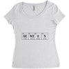 periodic table genius Women's Triblend Scoop T-shirt