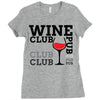 Wine Club pub Ladies Fitted T-Shirt