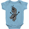 olaf frozen disney cartoon Baby Onesie