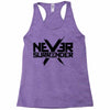 never surrender 2 Racerback Tank