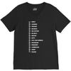 beard length chart V-Neck Tee