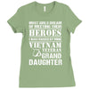 Vietnam Veteran Granddaughter Ladies Fitted T-Shirt