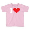 i heart customize it Toddler T-shirt