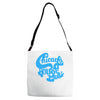 chicago house music Adjustable Strap Totes