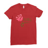floral Ladies Fitted T-Shirt