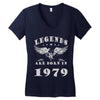 legends are born in 1979 hoodie 7 Women's V-Neck T-Shirt