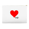 Besties Heart Family Matching Accessory Pouches