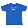 more nice than naughty Toddler T-shirt