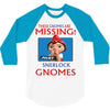 Sherlock Gnomes 3/4 Sleeve Shirt
