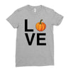 love pumpkin Ladies Fitted T-Shirt