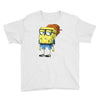hipster spongebob squarepants Youth Tee