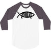 evolve t shirt small funny evolution science atheist darwin atheism fi 3/4 Sleeve Shirt