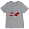 Red Sparrow V-Neck Tee