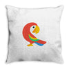 brids red Throw Pillow