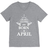 The Best Teachers Are Born in April V-Neck Tee