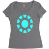 ironman logo avengers marvel comics gift Women's Triblend Scoop T-shirt