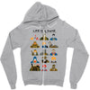 life is a game Zipper Hoodie