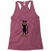 a cat always with me Racerback Tank