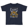 Born April  Multitasking Problem Solving Tees Toddler T-shirt