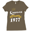 queens are born in 1977 Ladies Fitted T-Shirt
