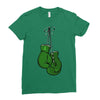 liver cancer boxing glover Ladies Fitted T-Shirt