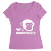 98% chimpanzee Women's Triblend Scoop T-shirt