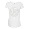 death before decaf Maternity Scoop Neck T-shirt
