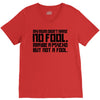 my mum didn't raise no fool. V-Neck Tee
