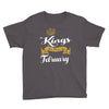 kings are born in february Youth Tee