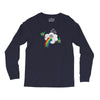 Rainbow Puke Long Sleeve Shirts