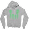 kodama family ghibli Zipper Hoodie