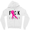 fuck cancer Zipper Hoodie