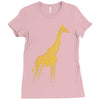 giraffe Ladies Fitted T-Shirt