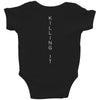 killing it back Baby Bodysuit