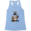 who loves lhasa apso Racerback Tank