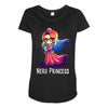 nerd princess Maternity Scoop Neck T-shirt