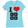 i love code Ladies Fitted T-Shirt