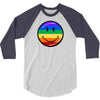 smiling 3/4 Sleeve Shirt