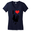 i love cock Women's V-Neck T-Shirt