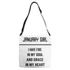 January Girl Adjustable Strap Totes