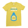 Feed Me and Tell Me I'm Pretty Baby Boy Ladies Fitted T-Shirt