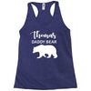 Daddy Bear - Baby Bear Custom Name Racerback Tank