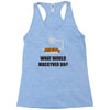 what would macgyver do tshirt funny 80s tv show tee dean richard ander Racerback Tank