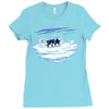 no bowling!!! Ladies Fitted T-Shirt